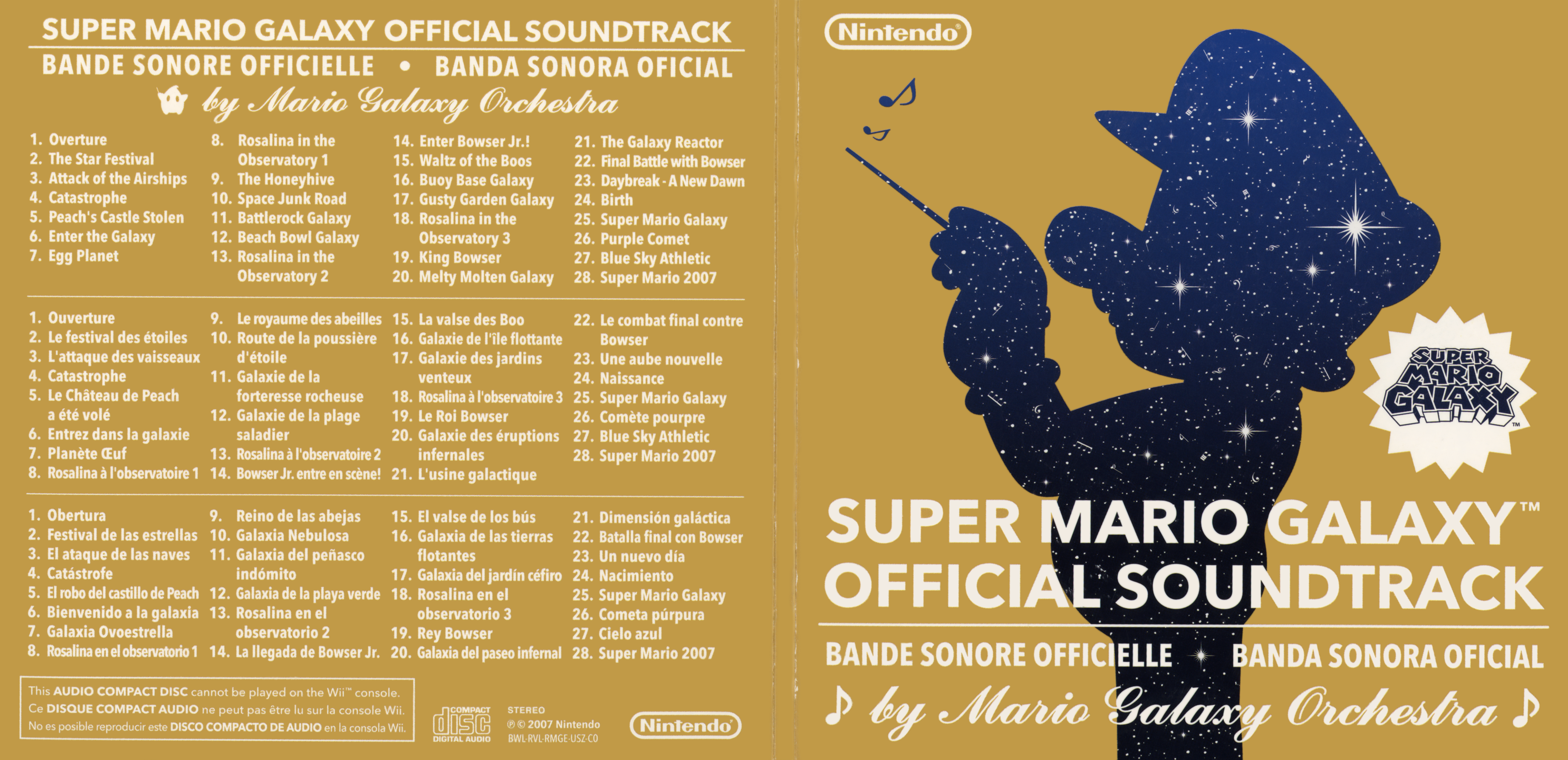 Super Mario Galaxy Official Soundrack - Amazon.com Music